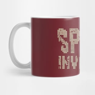 Space Invaders Pixel Text Mug